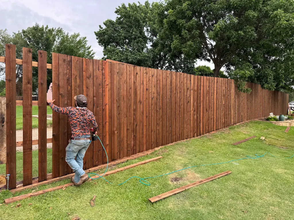 Professional fence installation in Euless, Texas